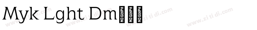 Mayeka Light Demo字体转换